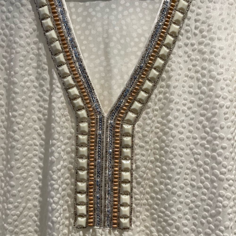 Hale Bob Silk/Rayon blend beaded top